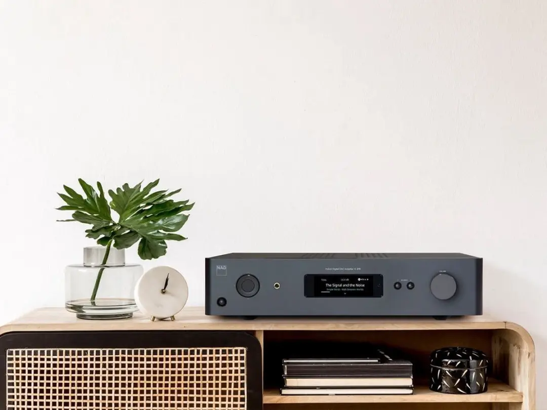 NAD C 379 Stereo Versterker - Zwart/Grijs