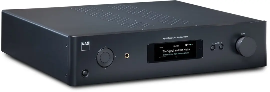 NAD C 379 Stereo Versterker - Zwart/Grijs