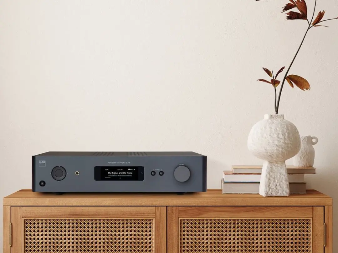 NAD C 379 Stereo Versterker - Zwart/Grijs