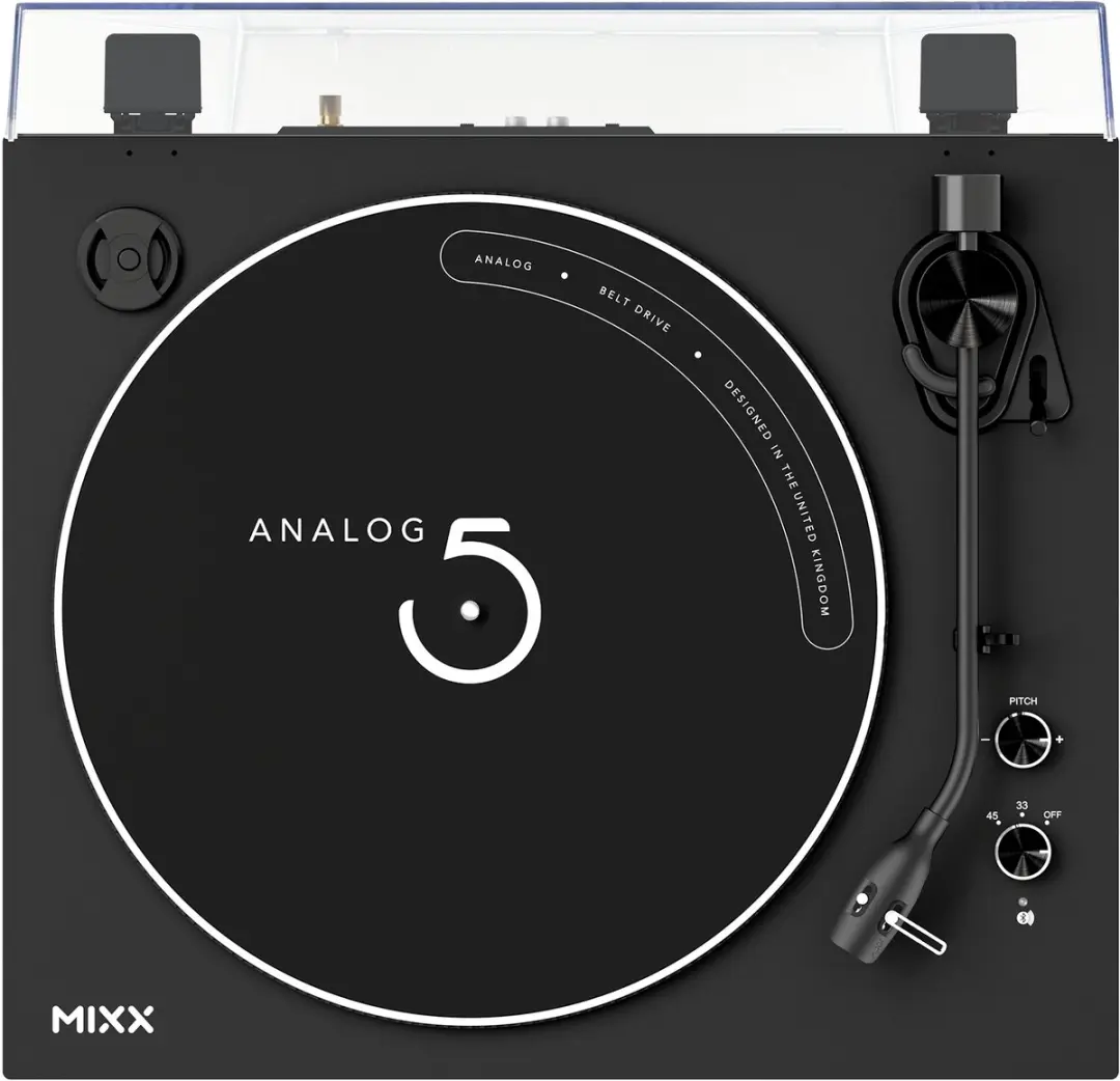 Mixx Analog 5 ATL3600L/AT91 Vinyl Platenspeler - Bluetooth - Zwart