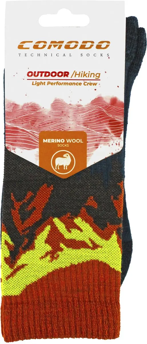 Comodo Heren Merino Wol Sokken Trekking 39-42 - Petrolberg