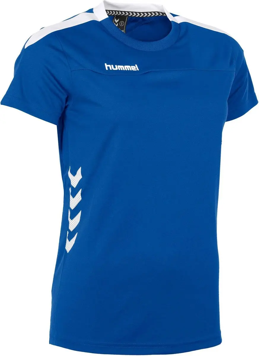 Hummel Valencia Sportshirt Dames L - Royal/White