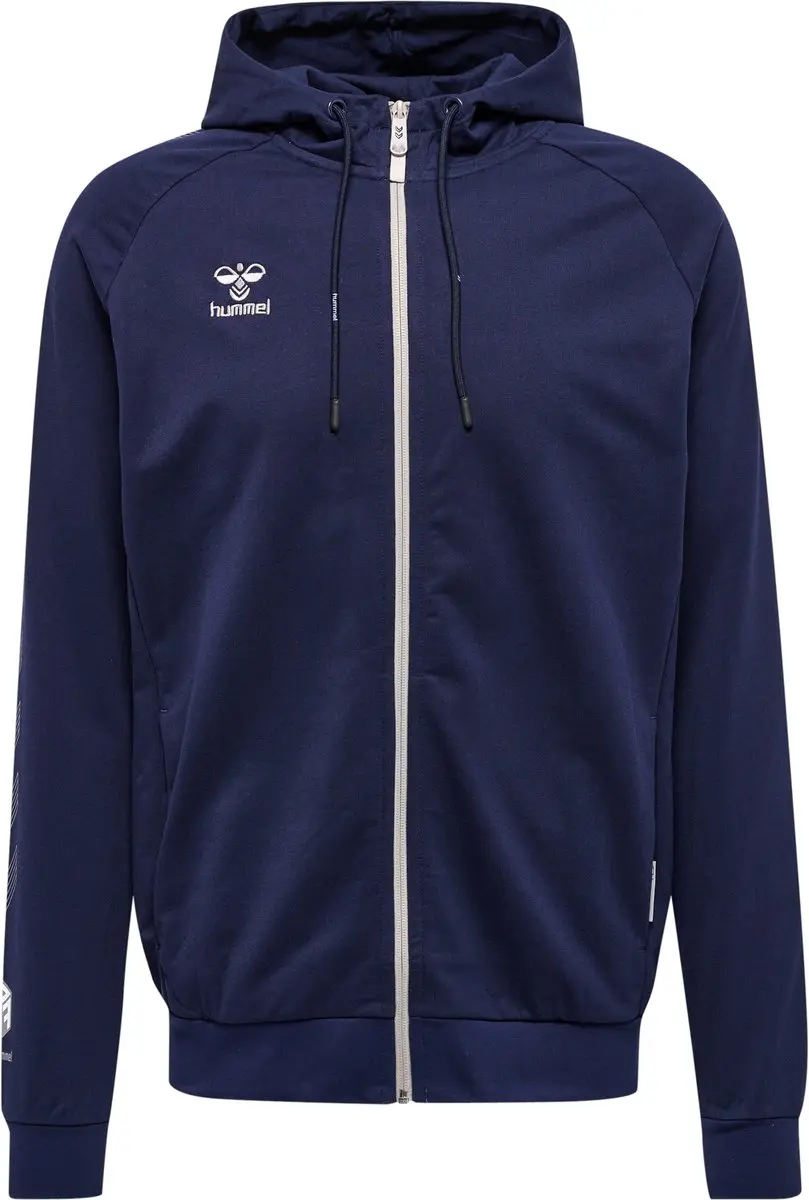 Hummel Hmlmove Grid Cotton Zip Hoodie Trainingsjack