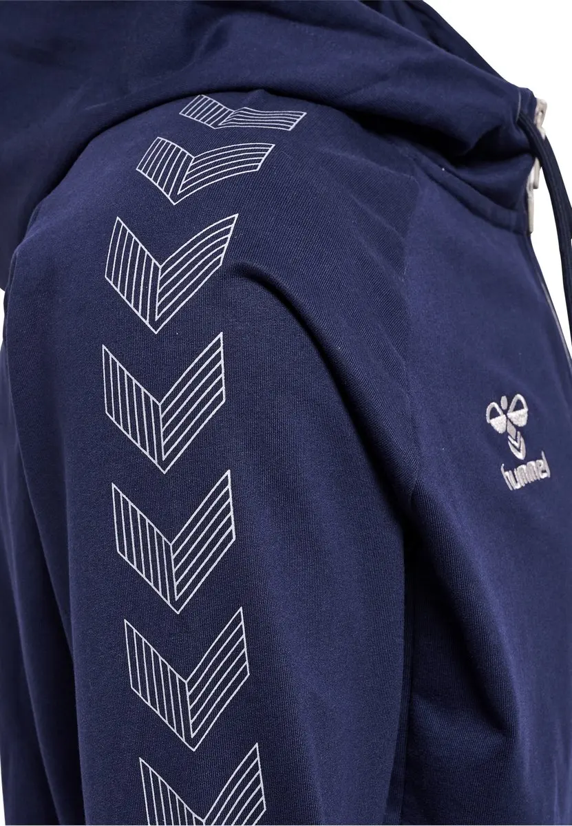 Hummel Hmlmove Grid Cotton Zip Hoodie Trainingsjack - Blauw