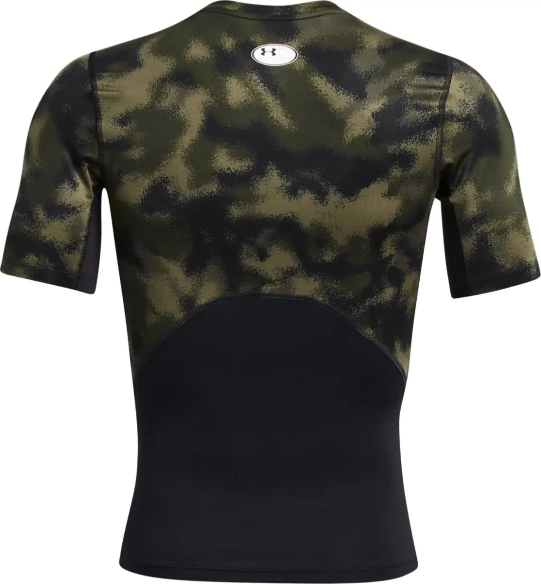 Under Armour HeatGear Compressieshirt L - Groen dessin