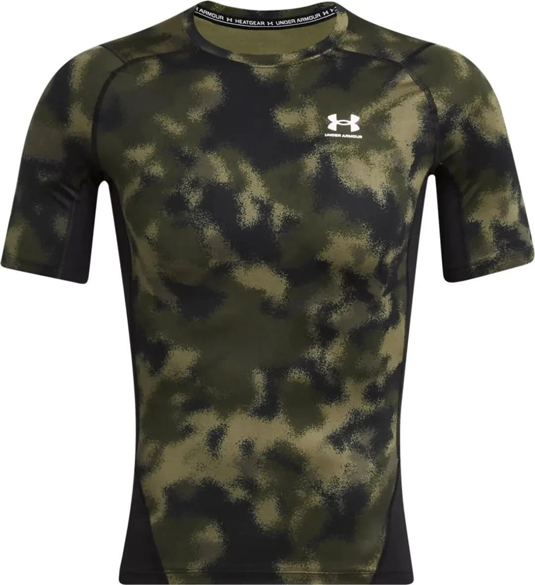 Under Armour HeatGear Compressieshirt L - Groen dessin