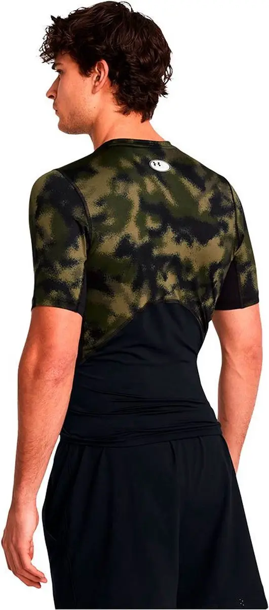 Under Armour Heatgear Compressieshirt - Groen - S