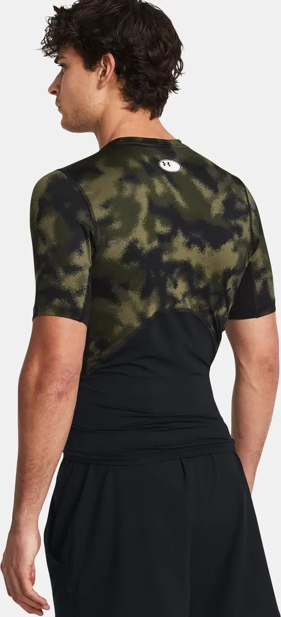 Under Armour Heatgear Compressieshirt - Groen - S