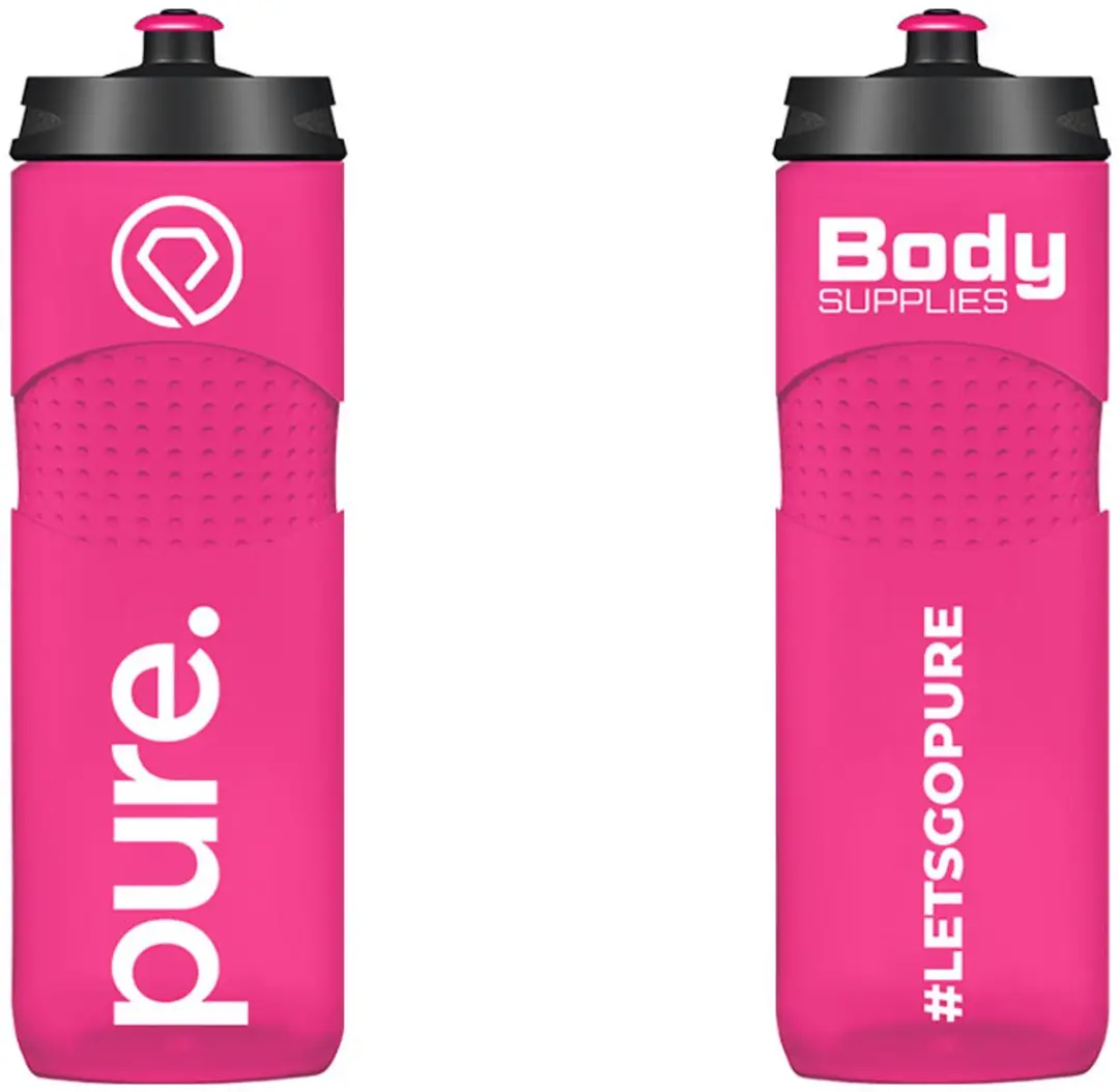 Pure Bidon Magenta Black 750ml - Hardlopen