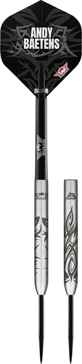 Bull's Andy Baetens 80% Tungsten Dartpijlen 21g - 3 Stuks - afbeelding 3 van 6