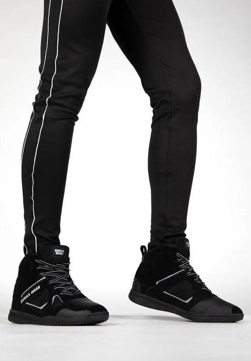 Gorilla Wear Troy High Tops Sportschoenen 46 - Zwart/Grijs - afbeelding 6 van 6