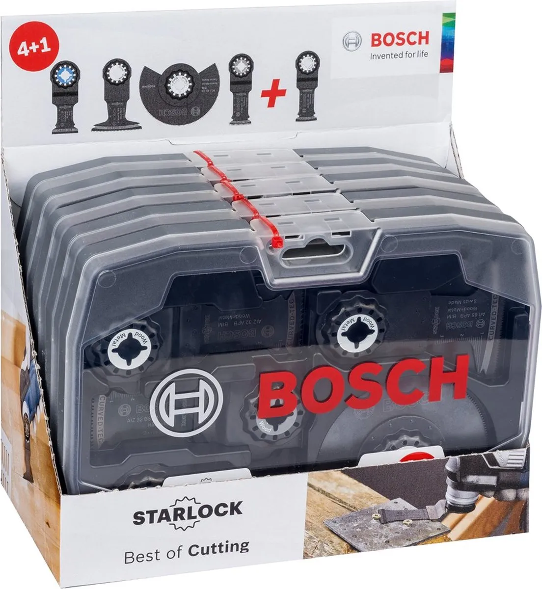 Bosch GOP Starlock Accessoireset 5-delig - Oscillerend multitool - afbeelding 6 van 6