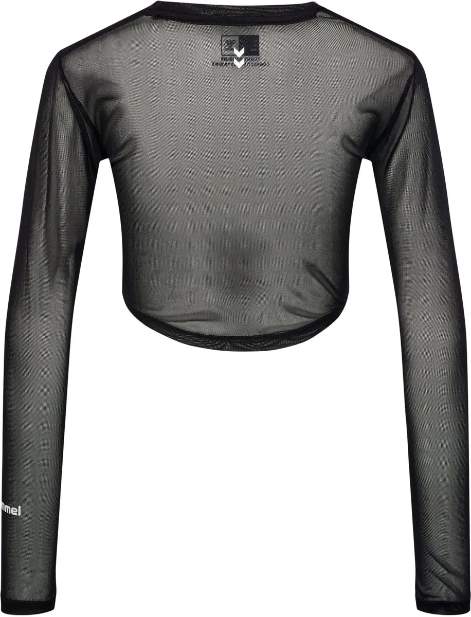 Hummel Fierce Mesh Dames T-shirt Lange mouwen XS - Zwart