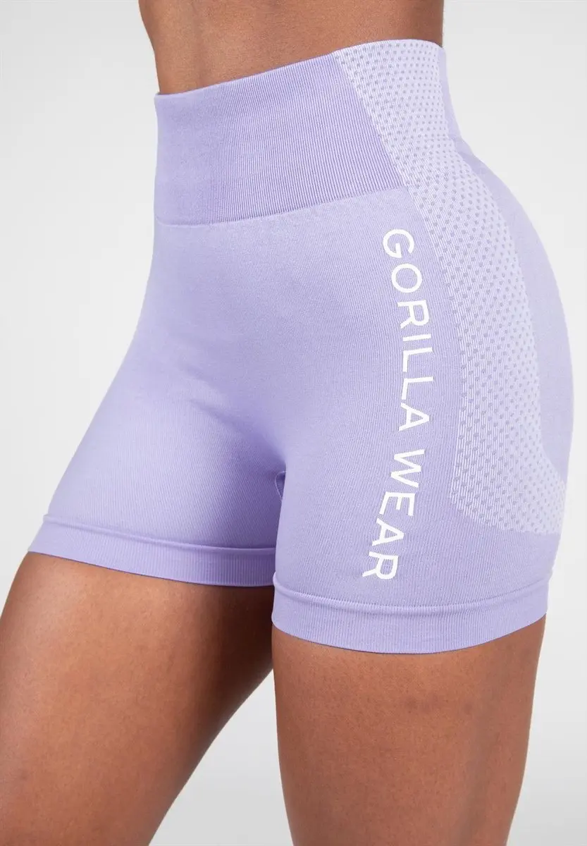 Gorilla Wear Selah Seamless Shorts S/M - Lila