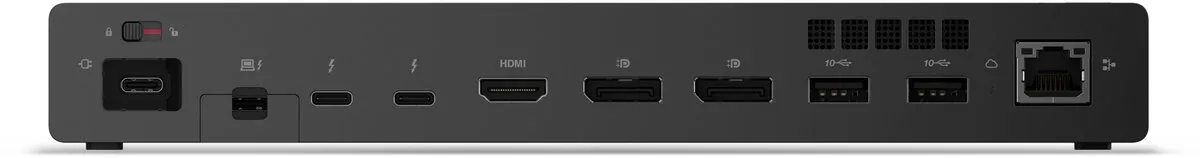 Lenovo ThinkPad Thunderbolt 5 Smart Dock 7500 - 40BA0265EU - Zwart - afbeelding 6 van 6