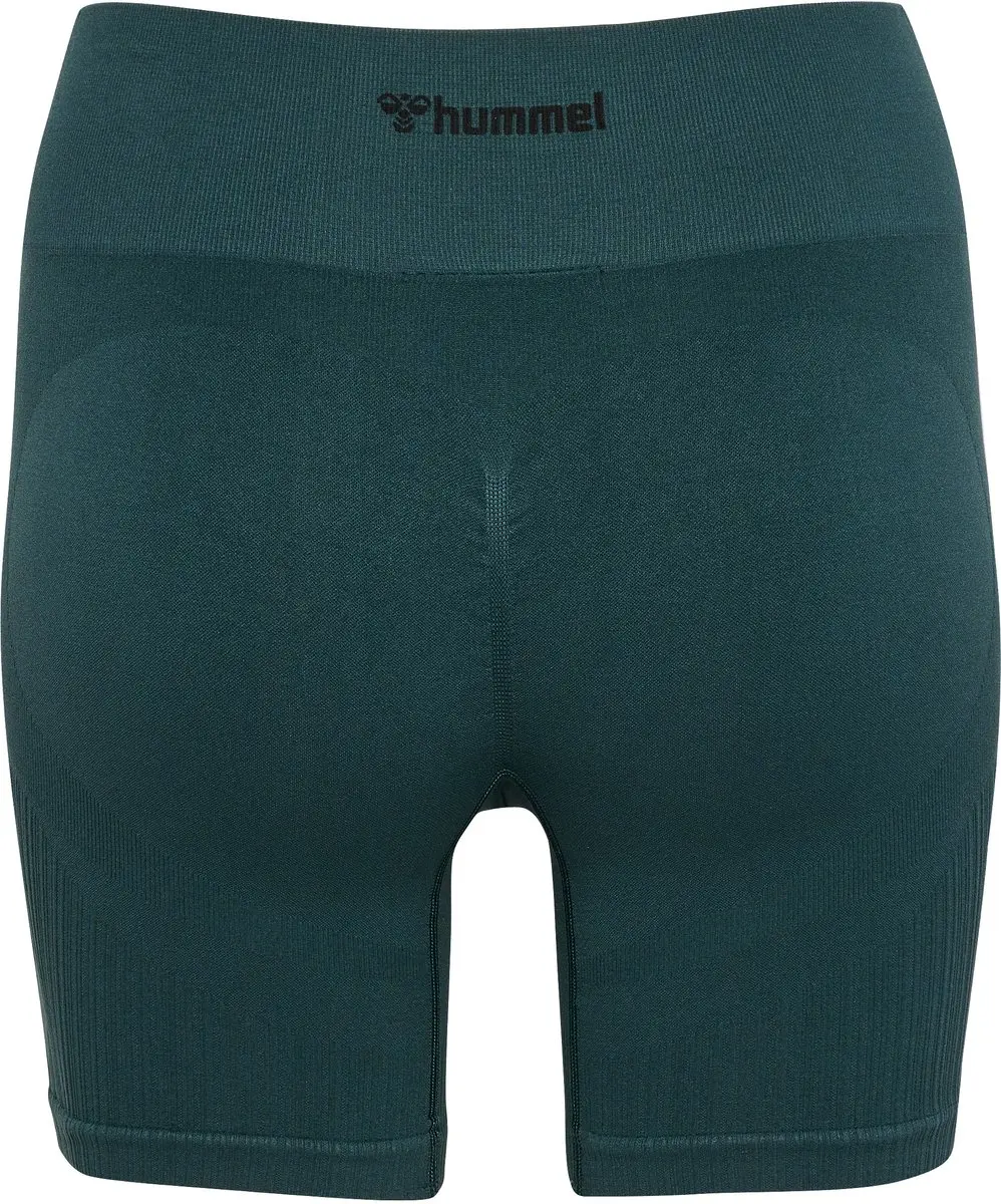 Hummel Define Seaml Scrunch Shorts Dames - XS - Green Gables