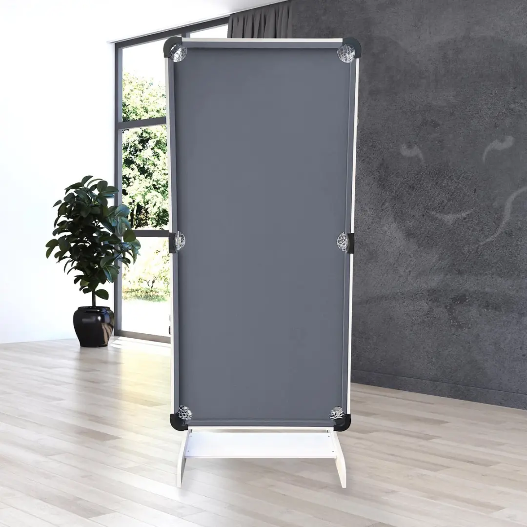 Cougar Hustle L Opklapbare Pooltafel 153x76cm - Wit/Grijs