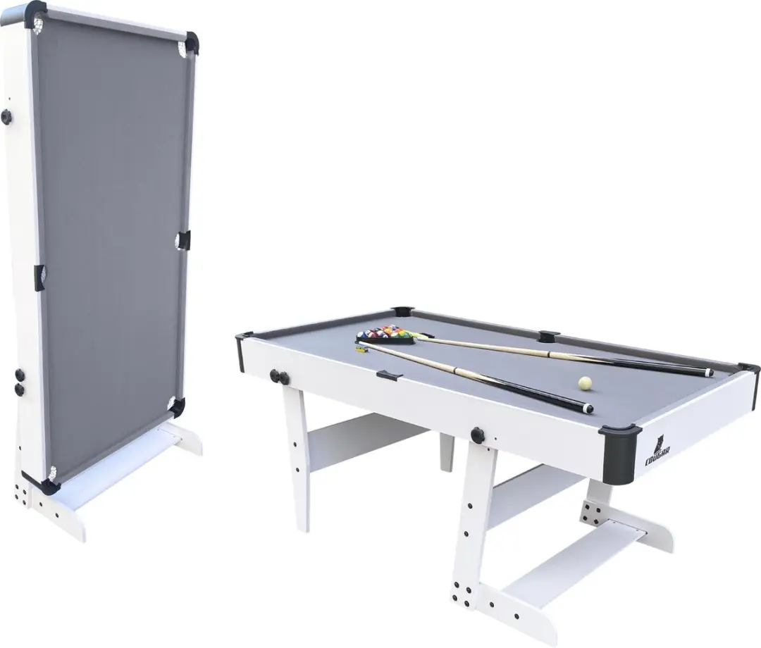 Cougar Hustle L Opklapbare Pooltafel 153x76cm