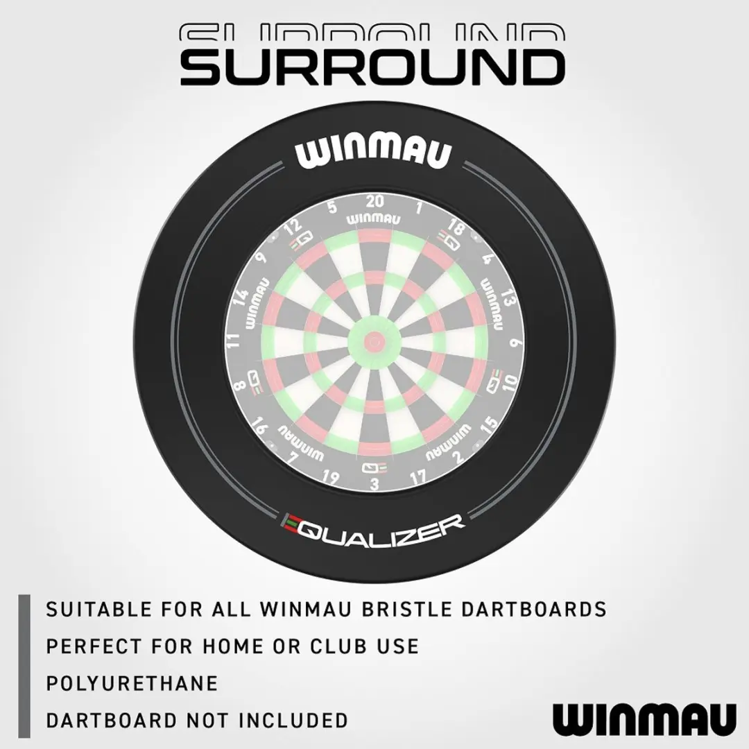 Winmau Equalizer Dart Surround - Wit/Zwart