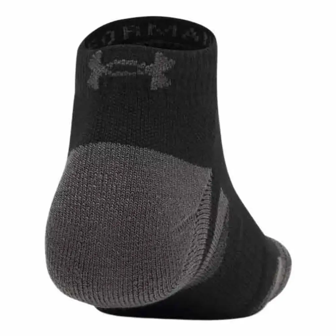 Under Armour Performance Tech Low Sokken 3 Paren - Zwart