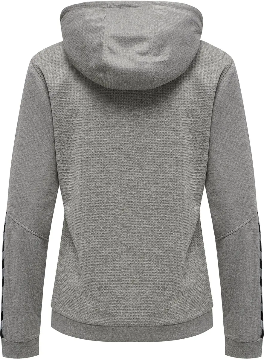 hummel Authentic Poly Hoodie Dames - XS - Grijs