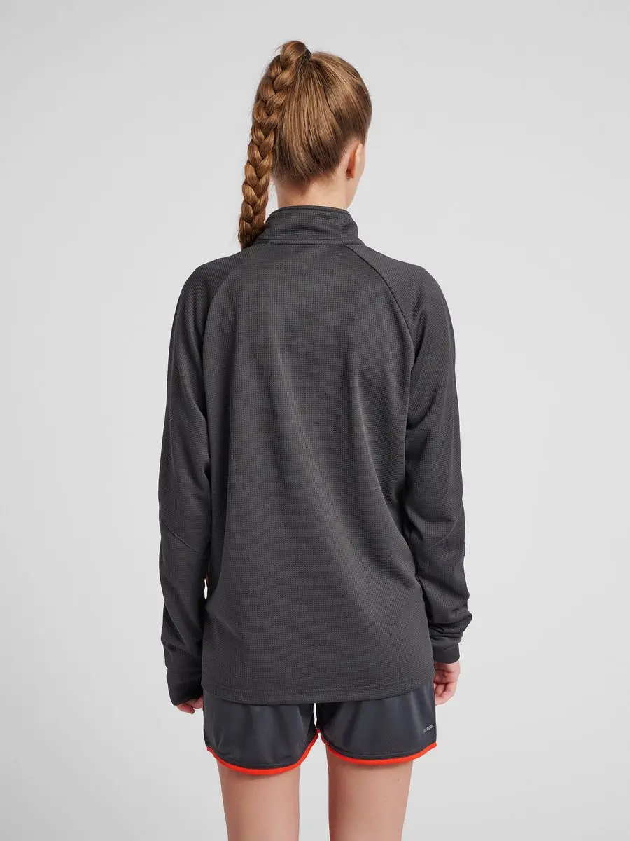 Hummel Authentic Women Polyester Zip Jacket - M - Grijs - afbeelding 6 van 6