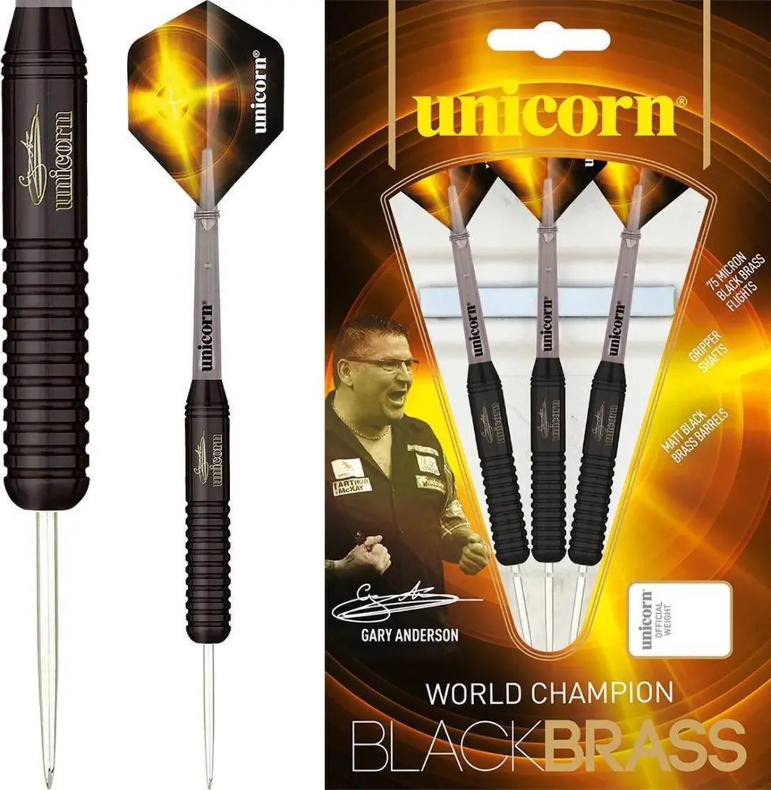 Unicorn Gary Anderson World Champion Black P2 Dartpijlen