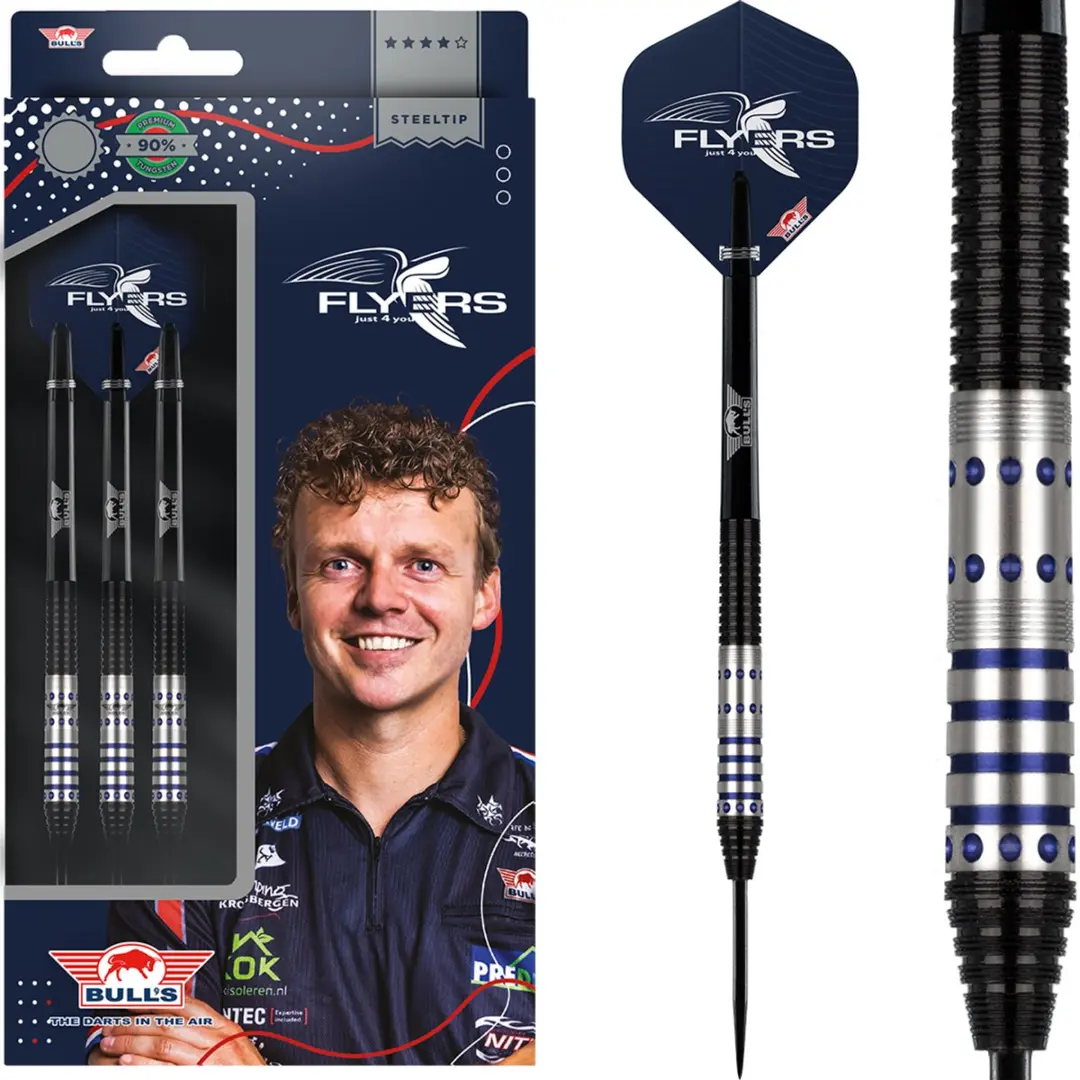 Bull's Richard Veenstra Dartpijlen 22g - 90% Tungsten - 3 Stuks