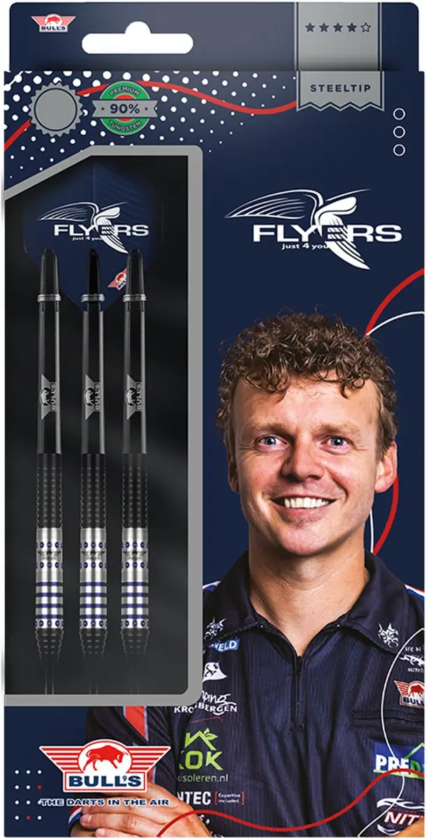 Bull's Richard Veenstra Dartpijlen 22g - 90% Tungsten - 3 Stuks