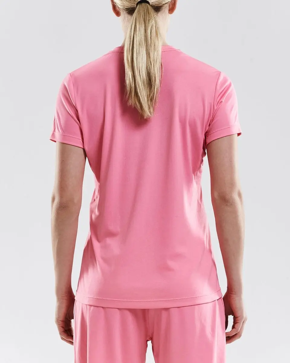 Craft Squad Jersey Solid W - Maat M - Roze/Wit
