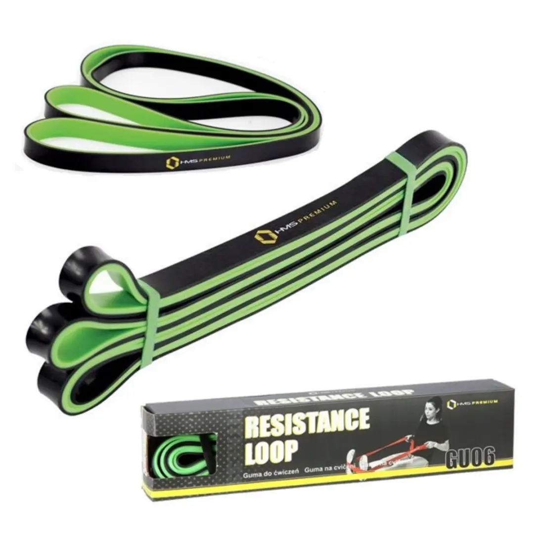 HMS GU06 Weerstandsband Groen 9-22,5 kg