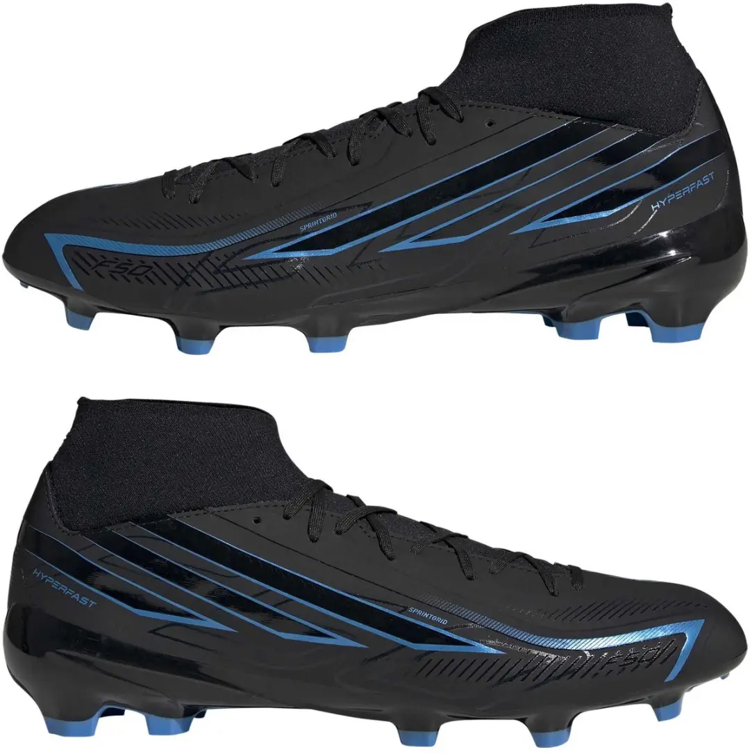 Adidas F50 Hyperfast League Mid FG Voetbalschoen - Zwart