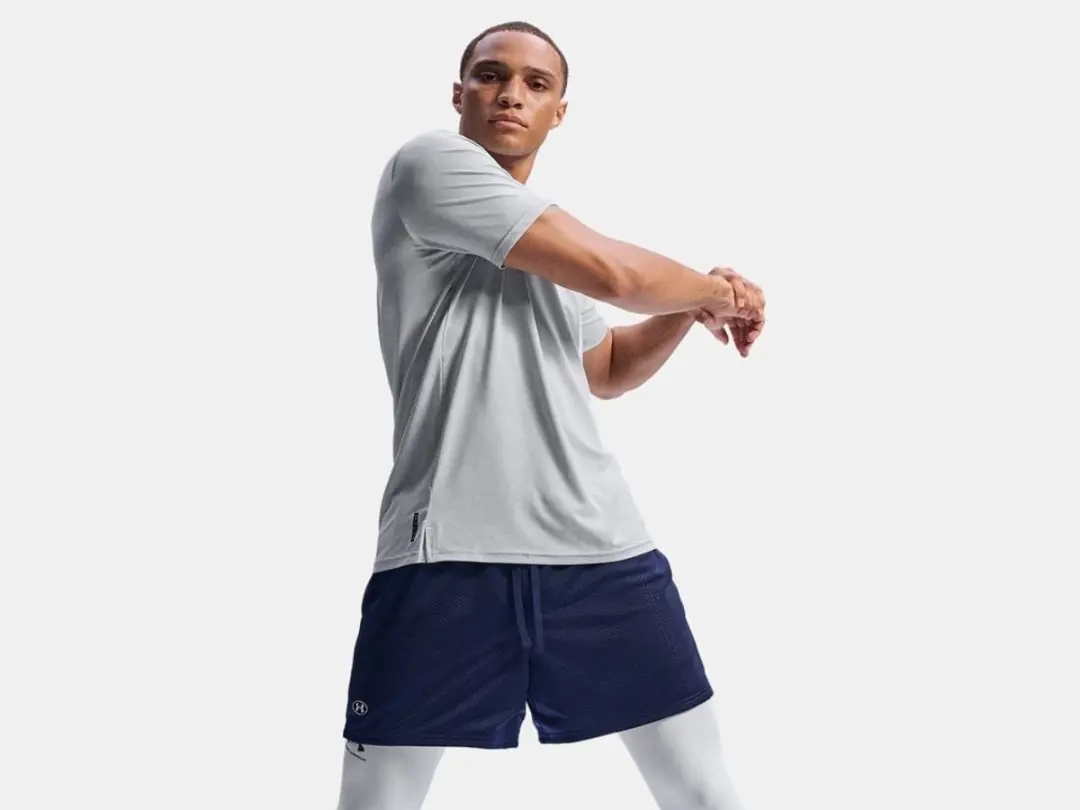 Under Armour Vanish Energy SS Heren Sportshirt - Mod Grijs - L