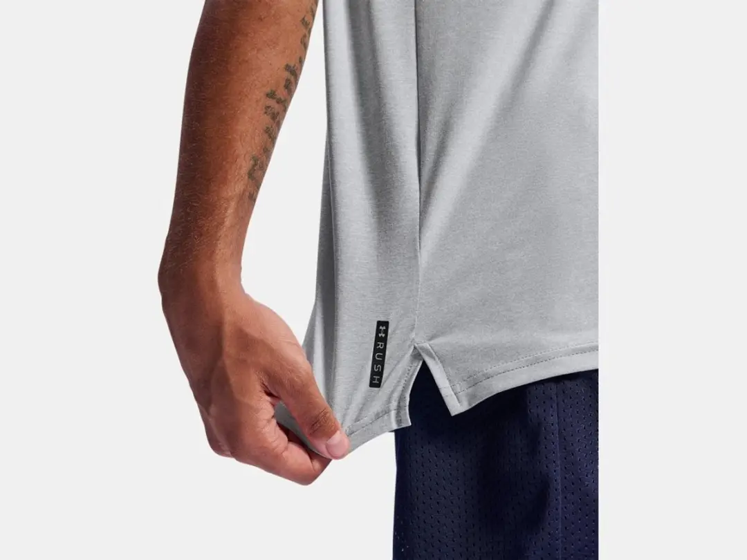 Under Armour Vanish Energy SS Heren Sportshirt - Mod Grijs - L - afbeelding 6 van 6