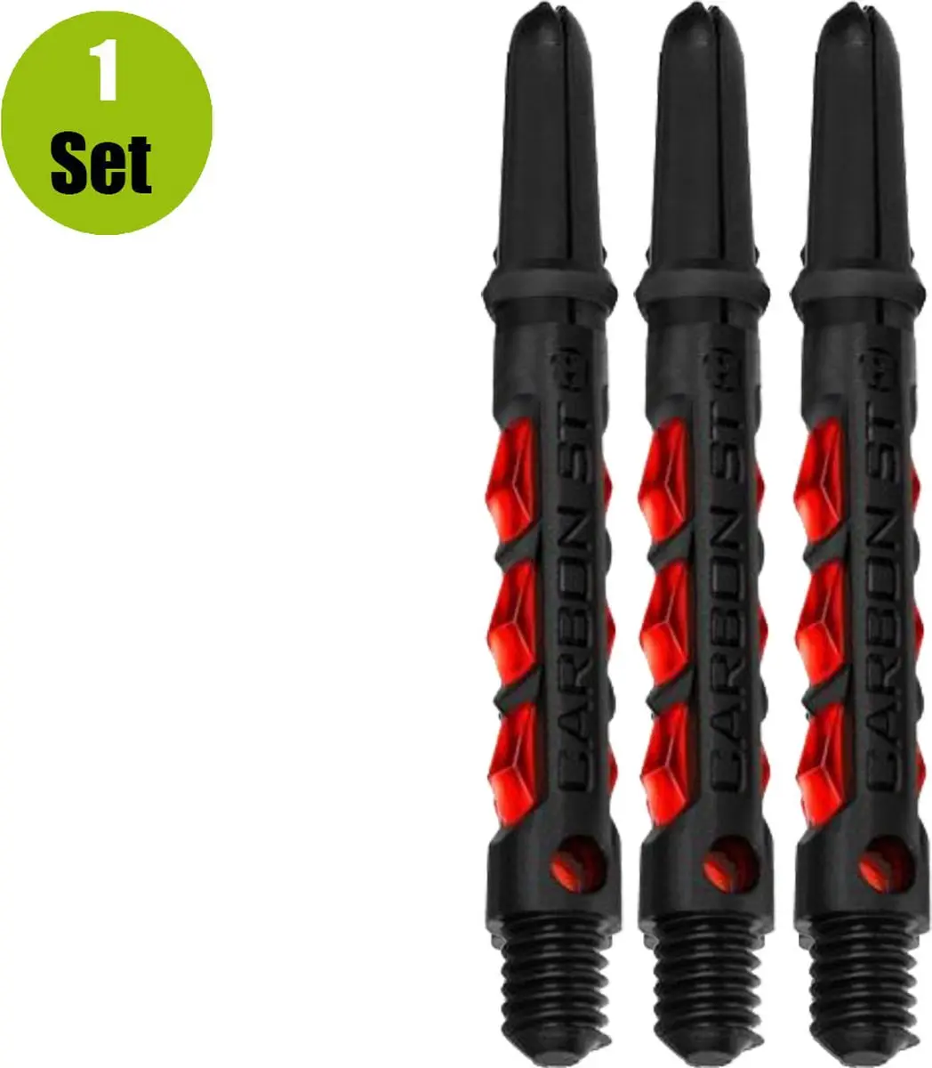 Harrows Carbon ST Red Dart Shafts SH2030 - 3 Stuks