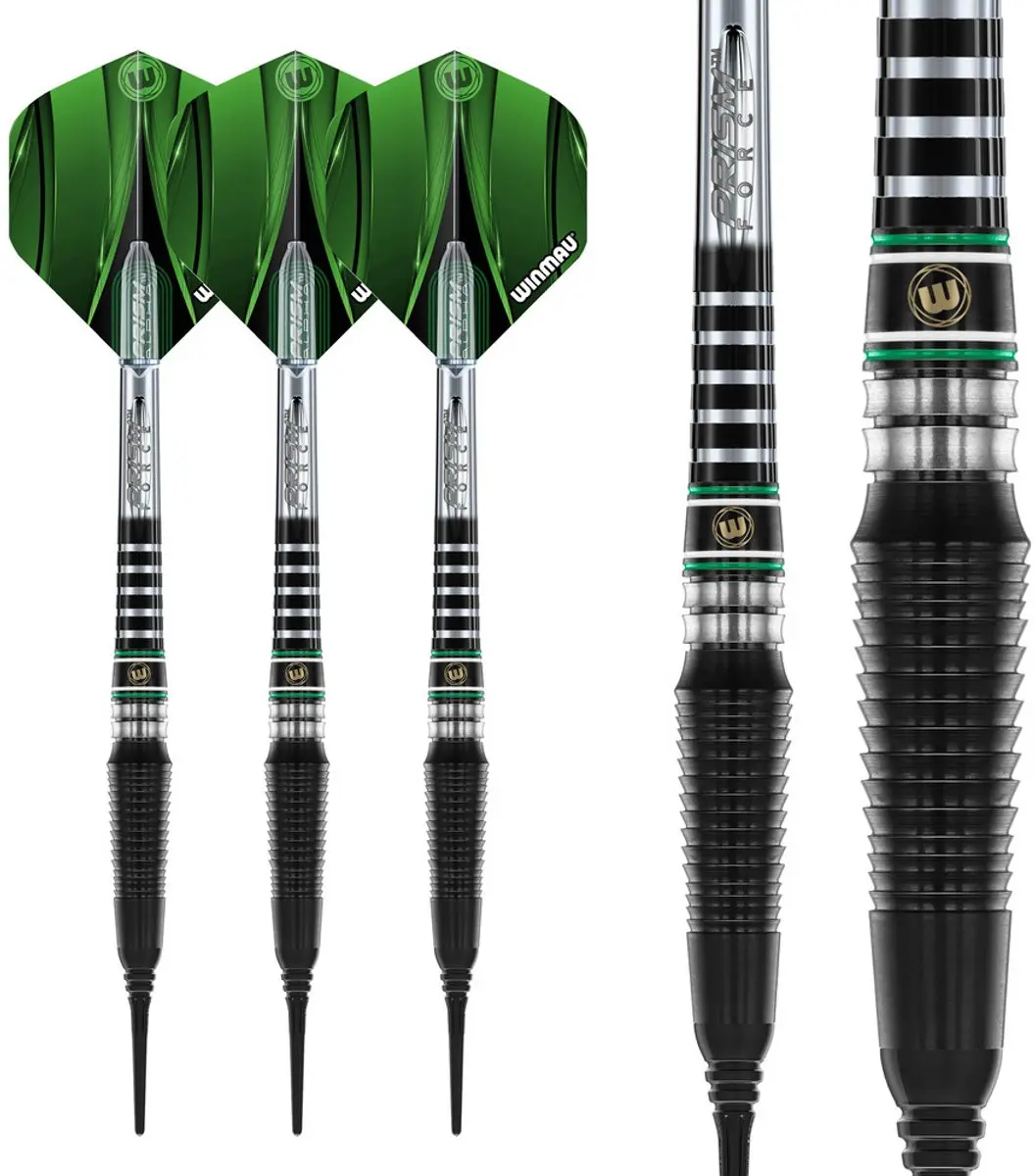Winmau Sniper Black V2 Soft Tip Darts - 3 Stuks