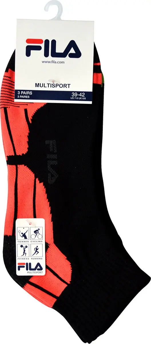 Fila Heren Anti-Shock Sportsokken 6 Paar - Maat 43-46