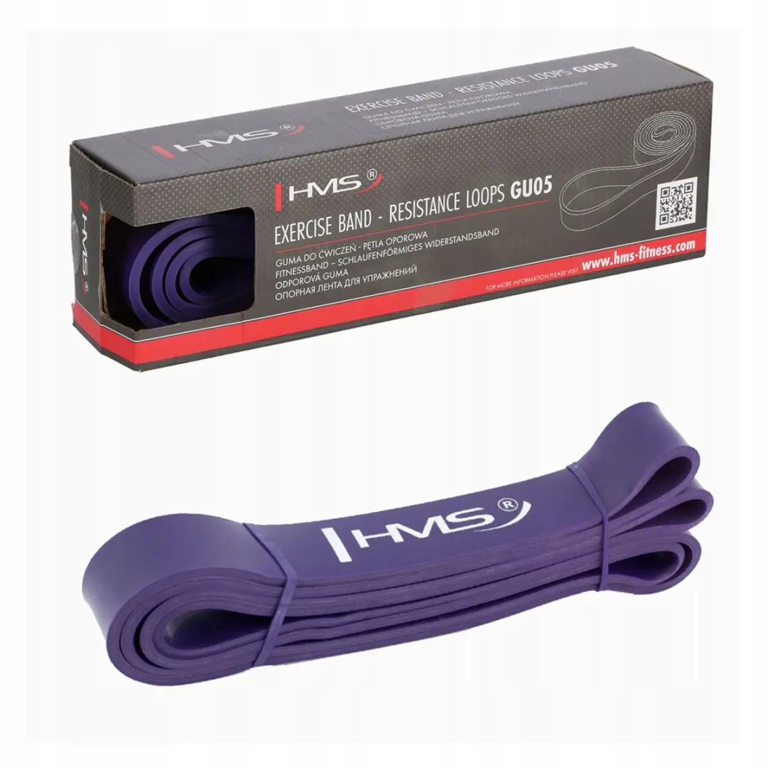 HMS Sterke Fitness Weerstandsband 12-40 kg - Paars