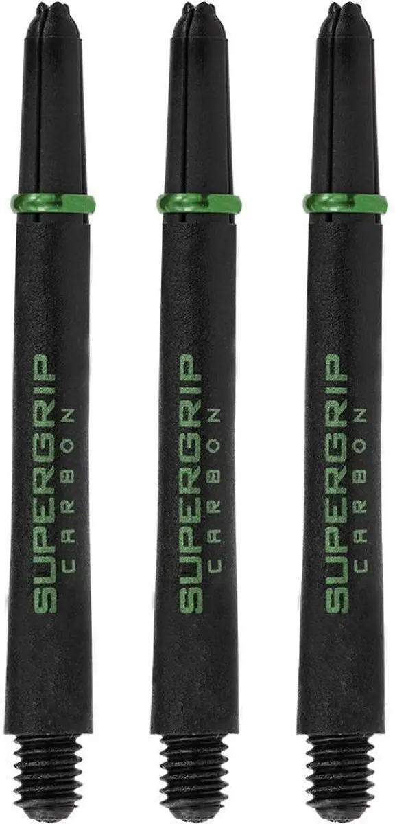 Harrows Supergrip Carbon Green Dart Shafts SH0173