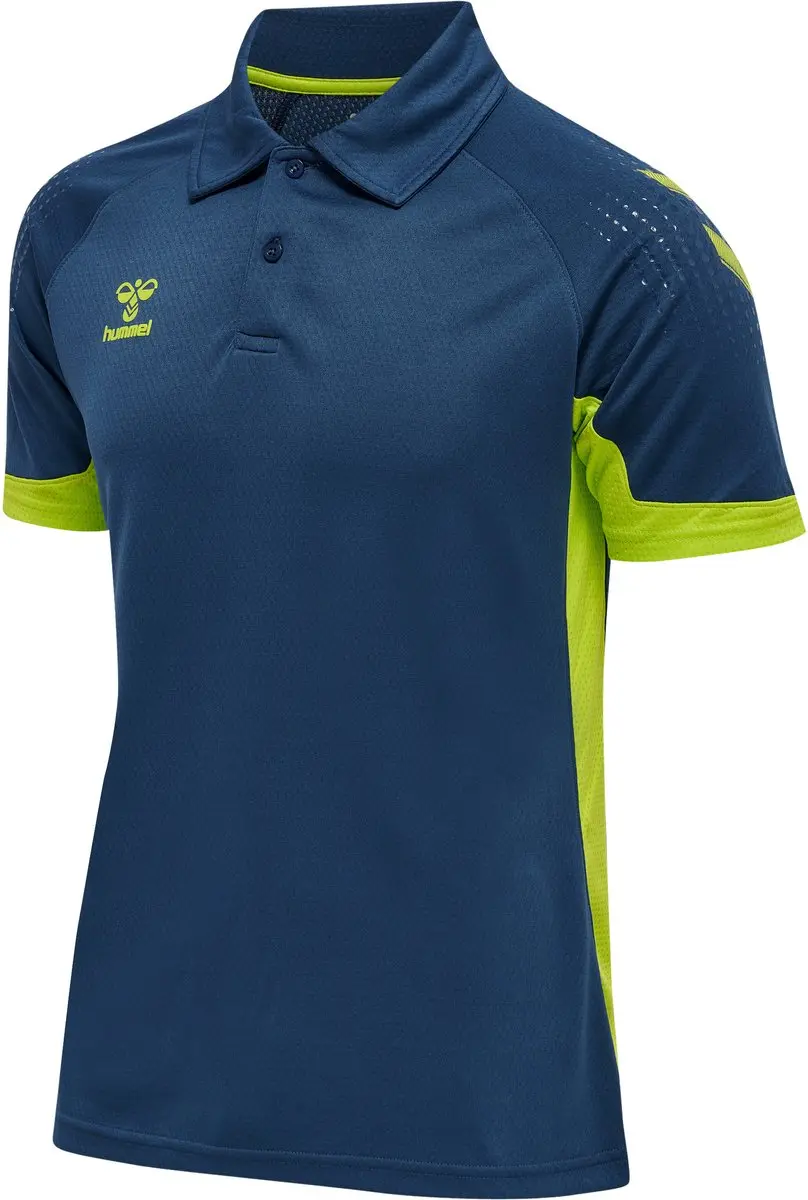 Hummel HML Lead Functioneel Polo - S - Dark Denim
