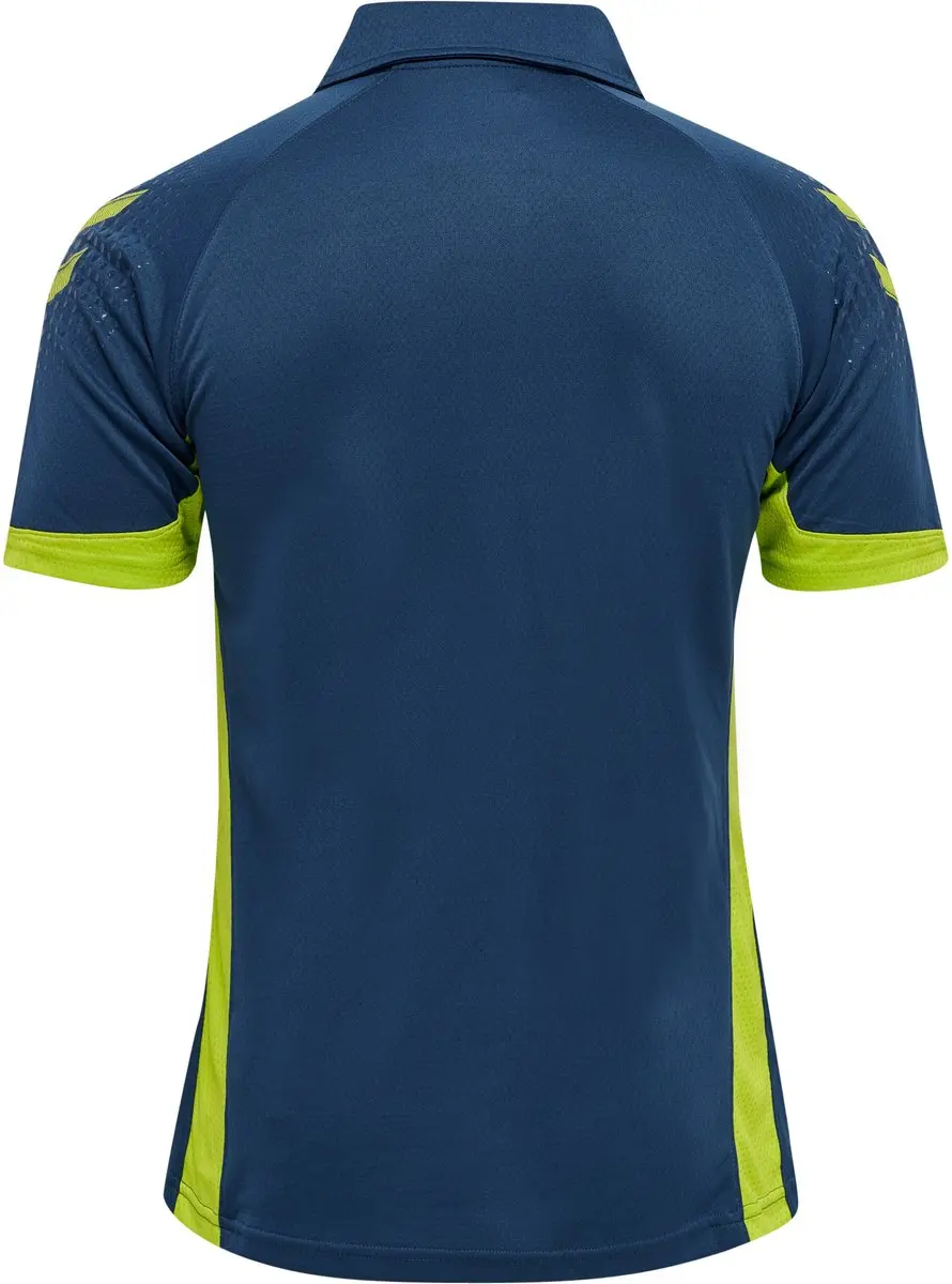 Hummel HML Lead Functioneel Polo - S - Dark Denim