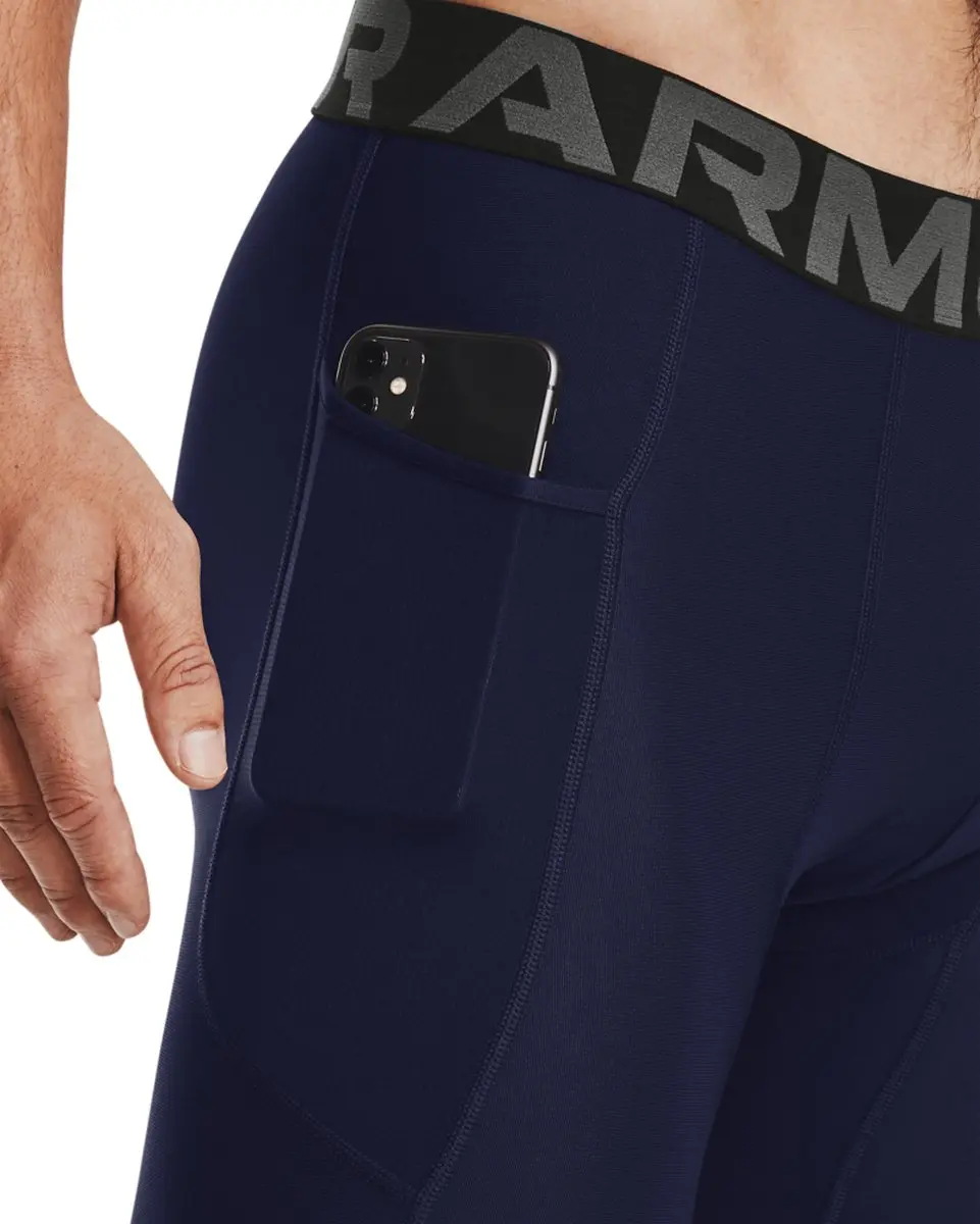 Under Armour UA HG Armour Shorts Heren - Navy/Wit - M
