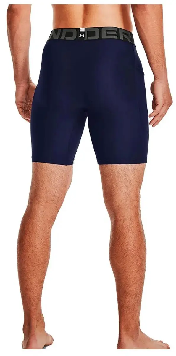 Under Armour UA HG Armour Shorts Heren - Navy/Wit - M