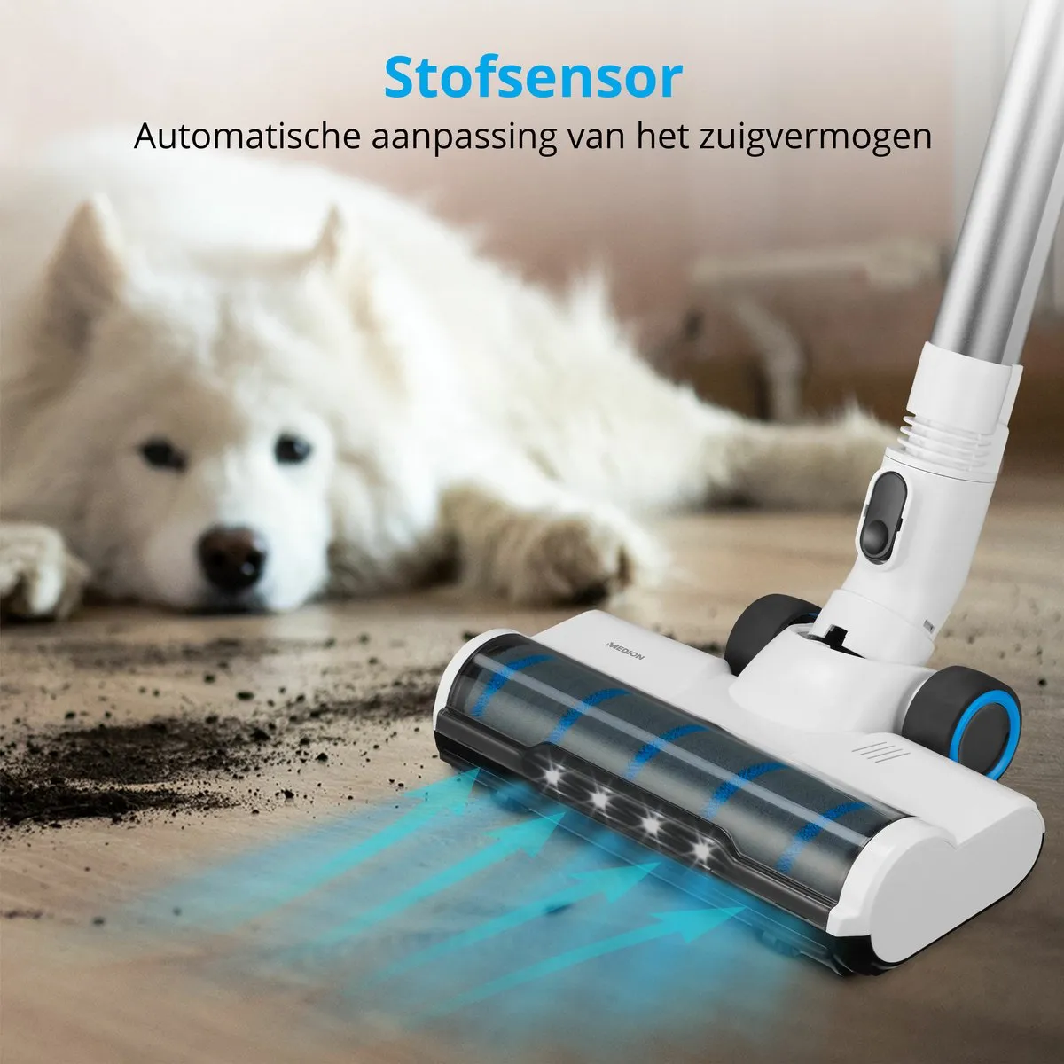 Medion P250 MD11829 Steelstofzuiger - 250 Airwatts - Wit