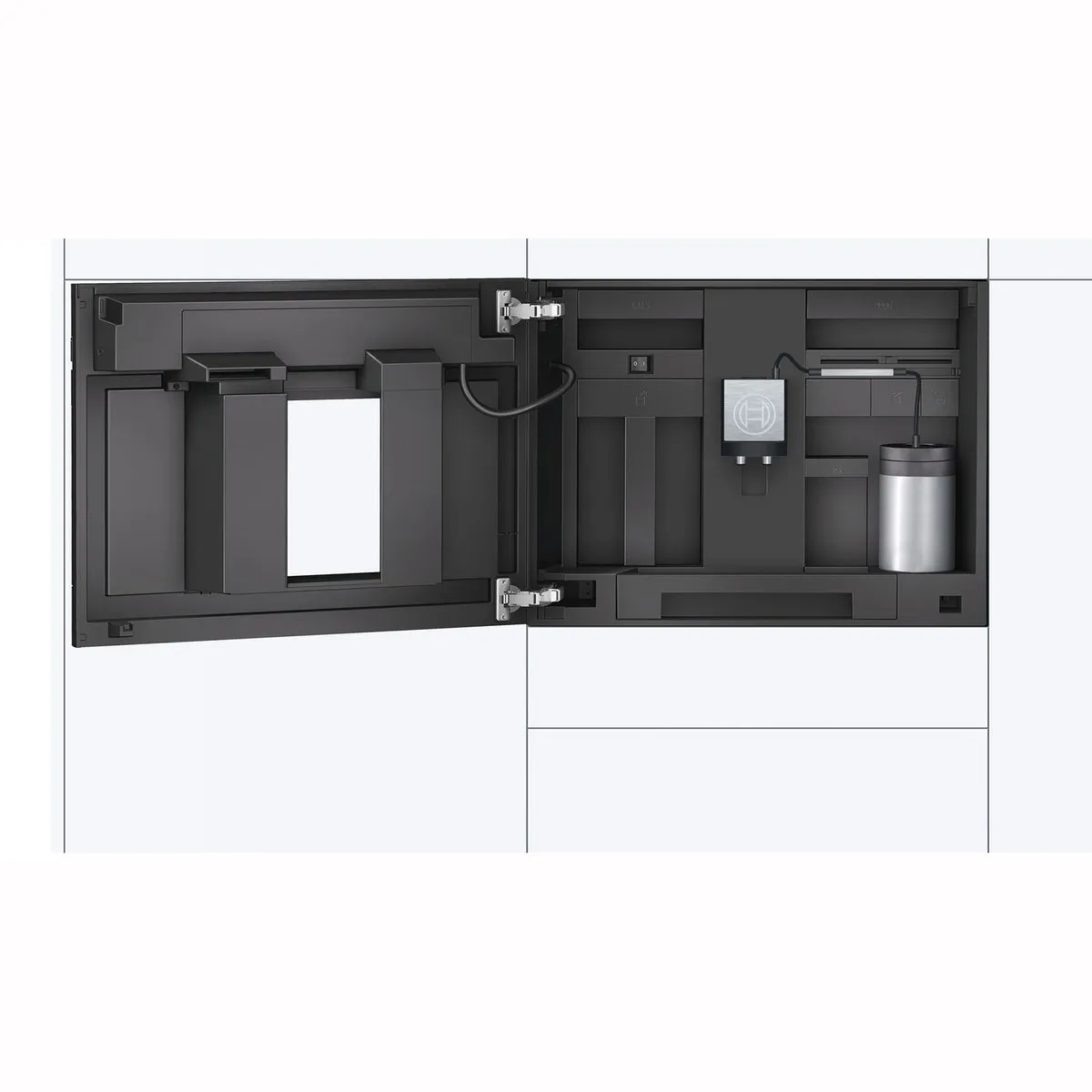 Bosch CTL636EB6 Inbouw Espressomachine - 8 Programma's - Zwart