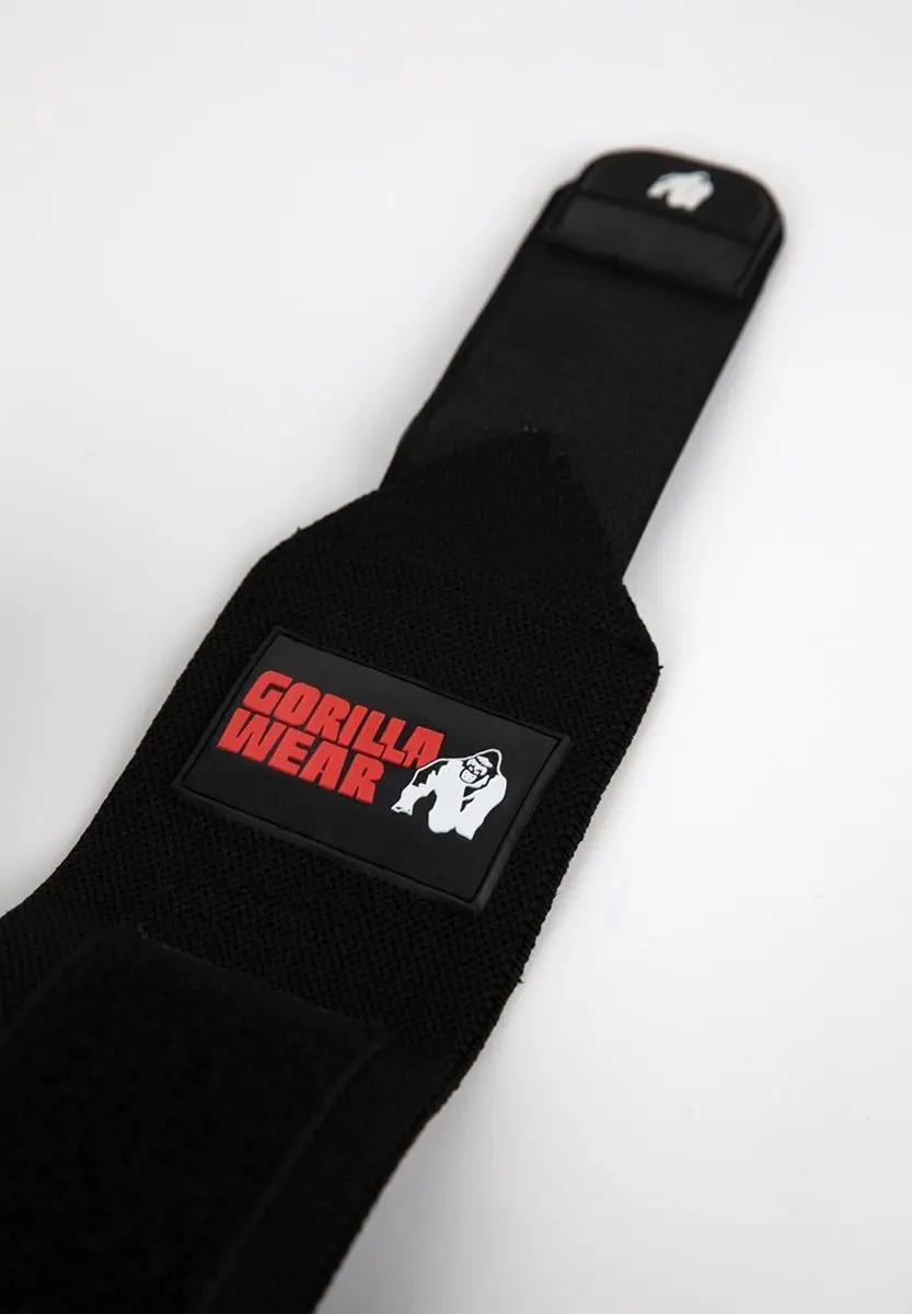 Gorilla Wear Elbow Wraps 120cm - Zwart