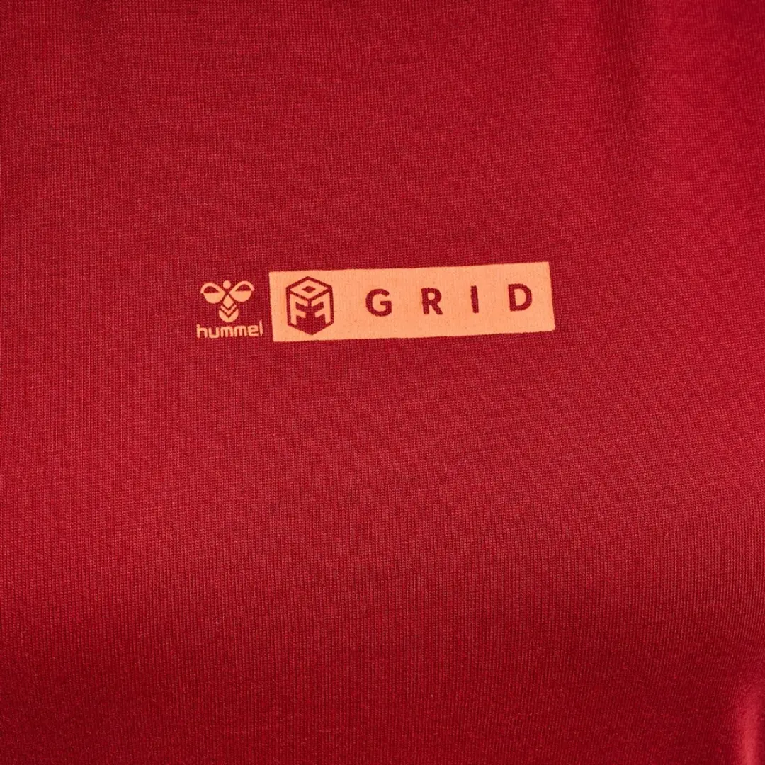 Hummel Offgrid Cotton Tee Dames - Bordeaux - XS