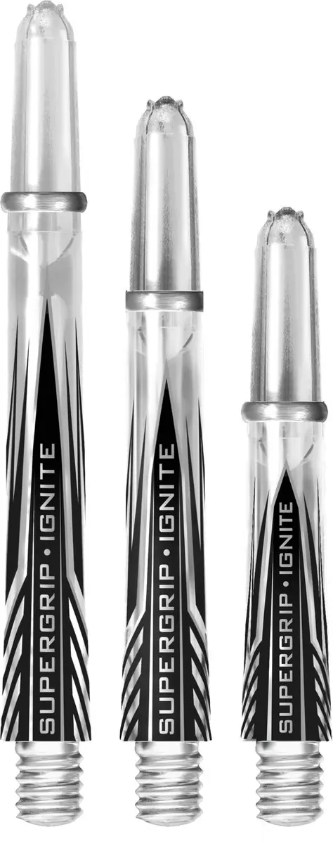Harrows Supergrip Ignite Clear Dart Shafts SH1024