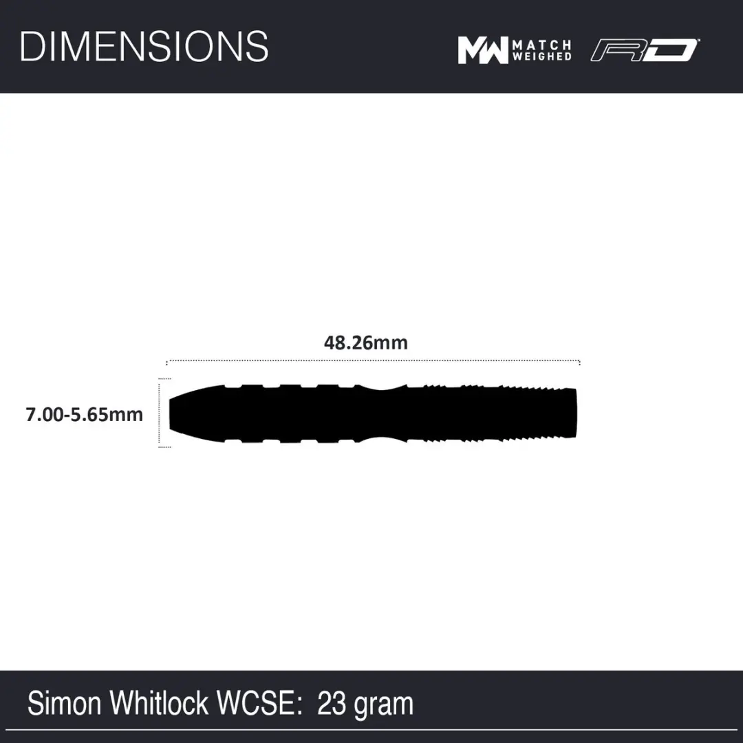 Winmau Simon Whitlock World Cup SE Dartpijlen 3 Stuks - Multicolor