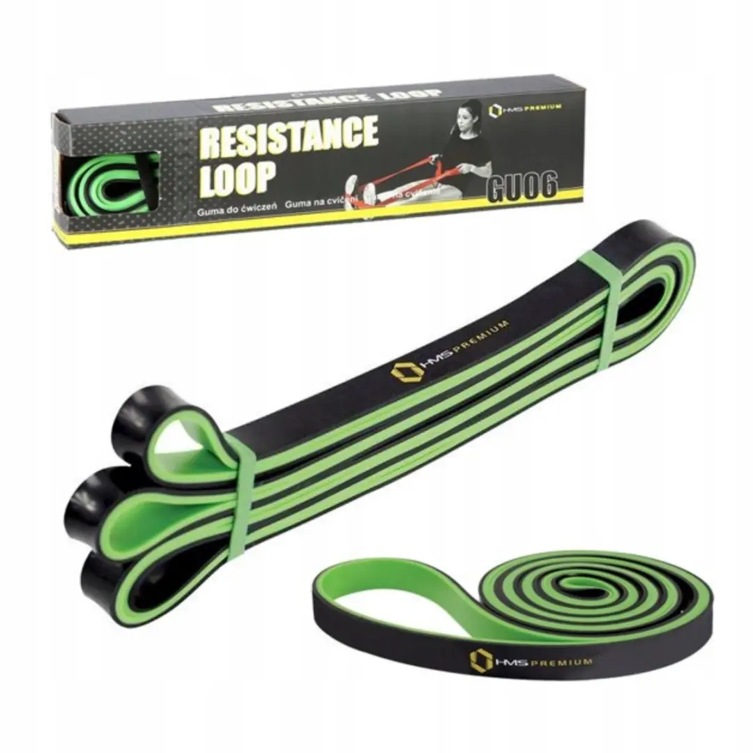 HMS GU06 Weerstandsband Groen 9-22,5 kg